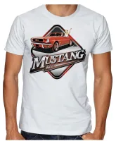 Camiseta adulto ou infantil Mustang carro antigo anos 60 - Foto 4