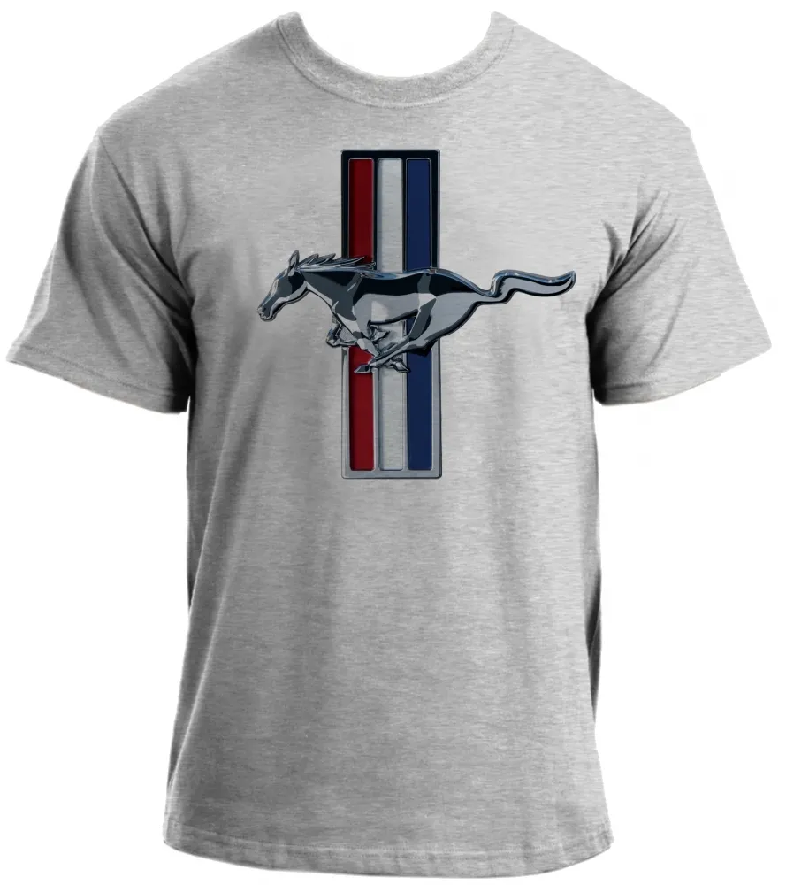 Camiseta adulto ou infantil Mustang cavalo de raça americano