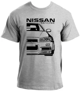 Camiseta adulto ou infantil Nissan Skyline gtr5 top - Foto 2