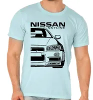 Camiseta adulto ou infantil Nissan Skyline gtr5 top - Foto 5