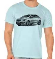 Camiseta adulto ou infantil Onix antigo chevrolet bom - Foto 5