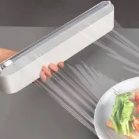 Cortador Plastico Filme e folha de alumínio Cozinha Alimento Embalagem Produto Manual - Foto 5
