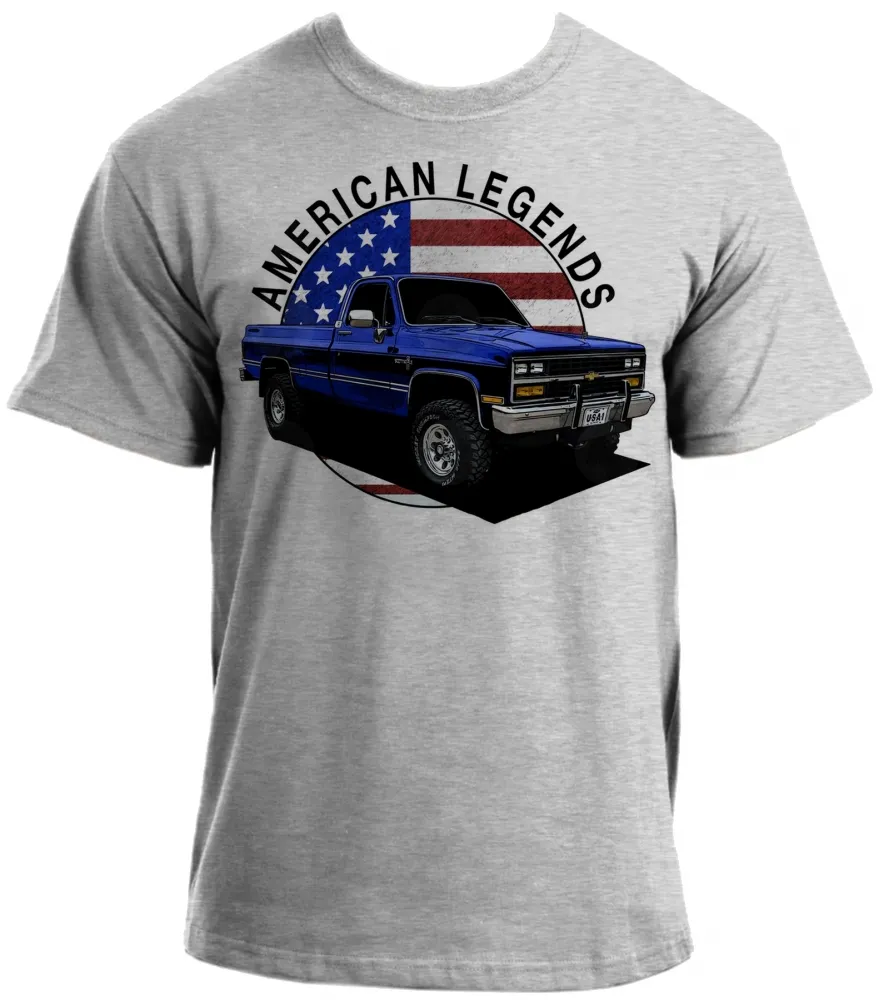 Camiseta adulto ou infantil silverado chevrolet camionete antiga Imagem