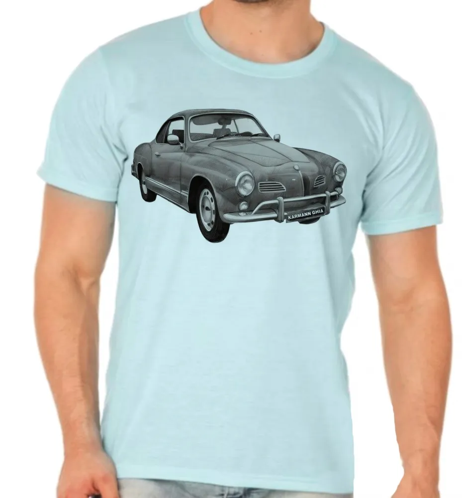 Camiseta adulto ou infantil volkswagen karmann ghia carro antigo