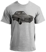 Camiseta adulto ou infantil volkswagen karmann ghia carro antigo - Foto 3