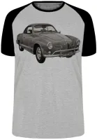 Camiseta adulto ou infantil volkswagen karmann ghia carro antigo - Foto 4