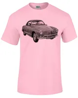 Camiseta adulto ou infantil volkswagen karmann ghia carro antigo - Foto 5