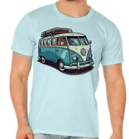 Camiseta adulto ou infantil Volkswagen Kombi corujinha - Foto 3
