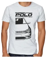 Camiseta adulto ou infantil Volkswagen Polo GTI carro - Foto 4