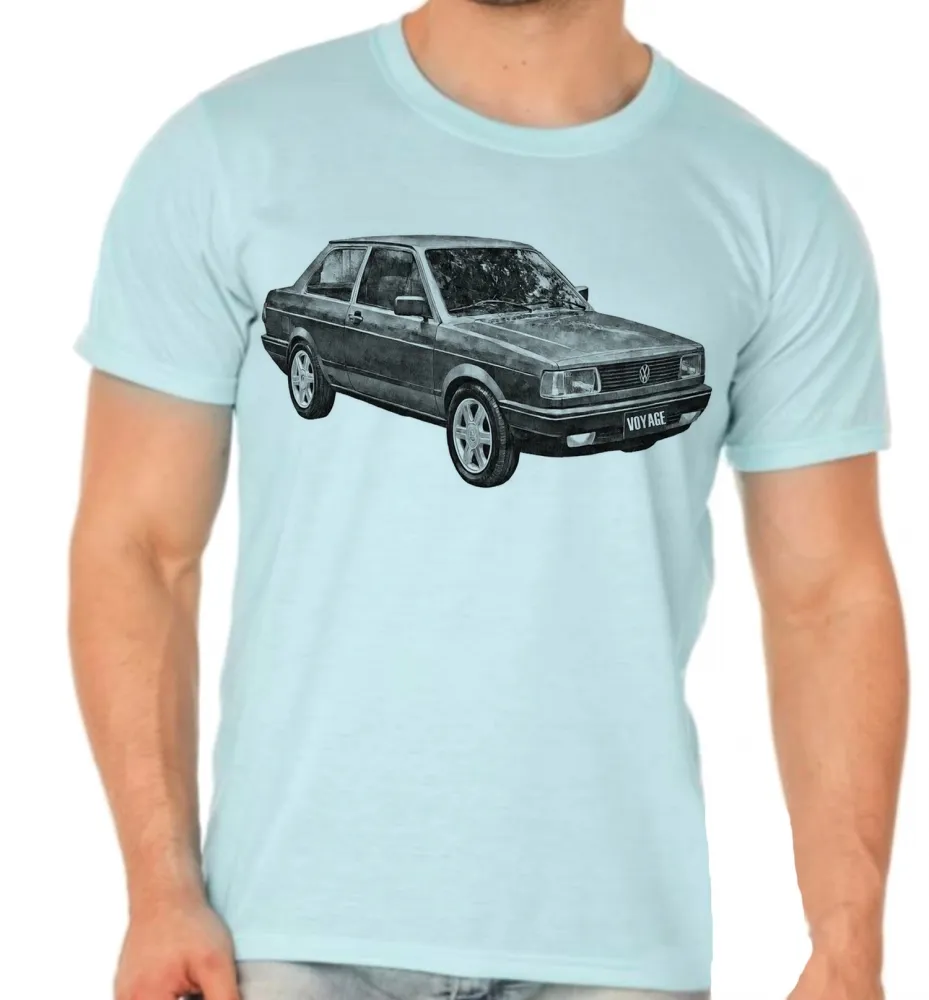 Camiseta adulto ou infantil Volkswagen Voyage quadrado
