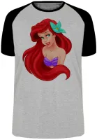 Camiseta adulto ou infantil Ariel pequena sereia princesa - Foto 4