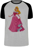 Camiseta adulto ou infantil Aurora bela adormecida princesa - Foto 4