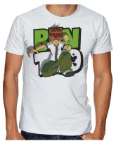 Camiseta adulto ou infantil Ben 10 menino super heroi - Foto 2