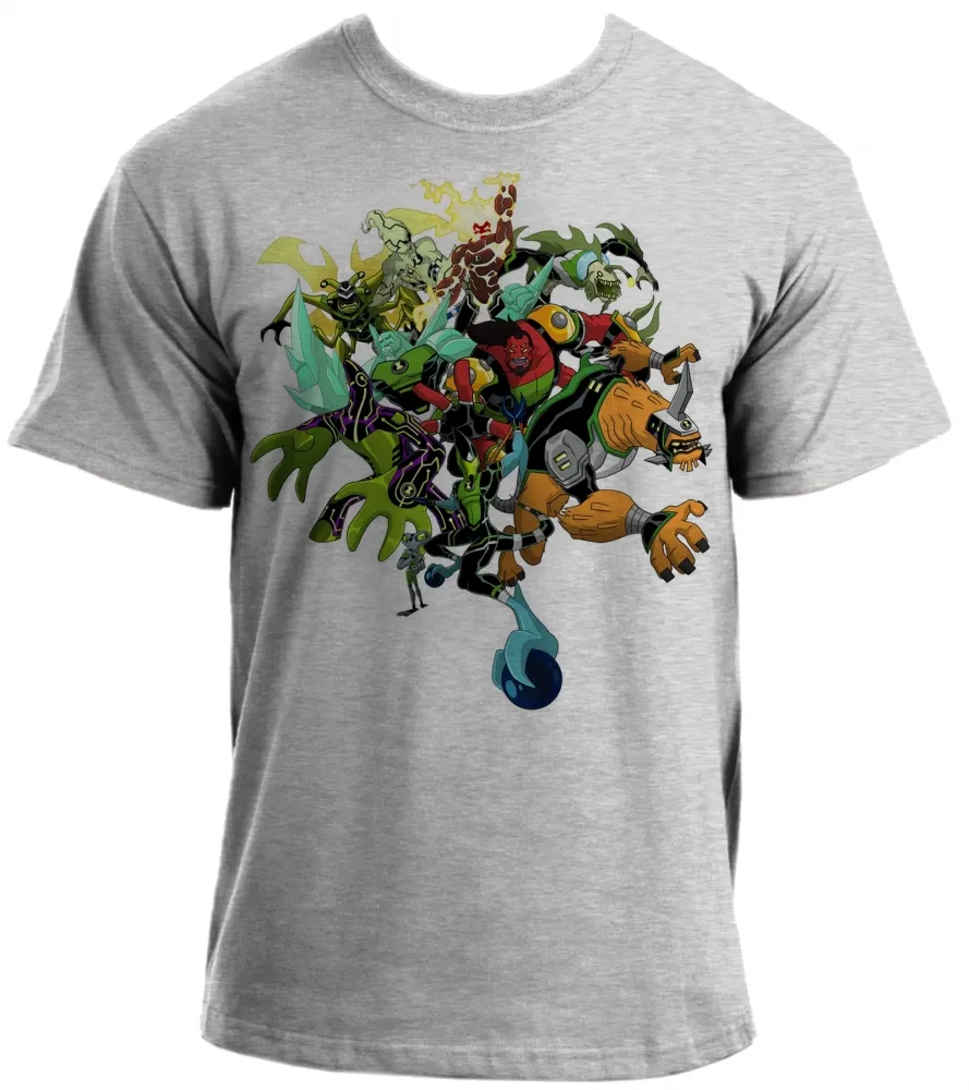 Camiseta adulto ou infantil Ben 10 monstros Imagem