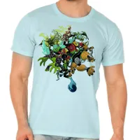 Camiseta adulto ou infantil Ben 10 monstros - Foto 3