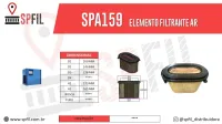 ELEMENTO FILTRANTE AR SPA159