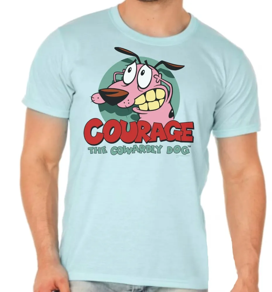 Camiseta adulto ou infantil Coragem cão dog cachorro