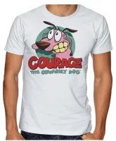 Camiseta adulto ou infantil Coragem cão dog cachorro - Foto 5