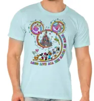 Camiseta adulto ou infantil Disney mickey pato pluto pateta - Foto 2