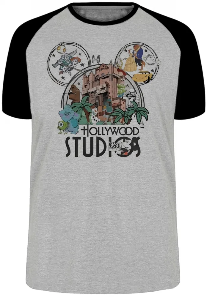 Camiseta adulto ou infantil Disney park hollywood