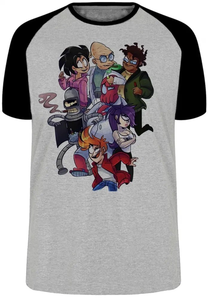 Camiseta adulto ou infantil futurama desenho