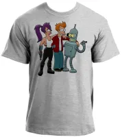 Camiseta adulto ou infantil Futurama robô desenho - Foto 2