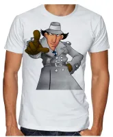 Camiseta adulto ou infantil inspetor bugiganga desenho antigo - Foto 3