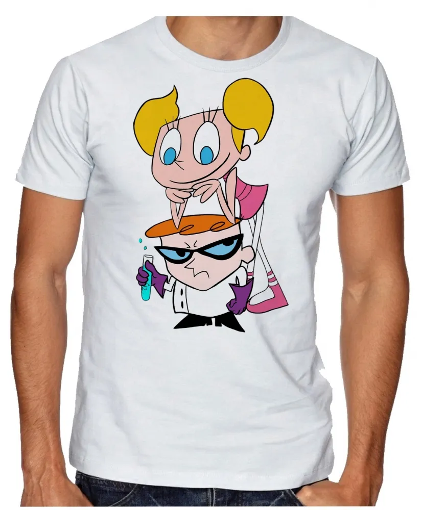 Camiseta adulto ou infantil Laboratório Dexter desenho
