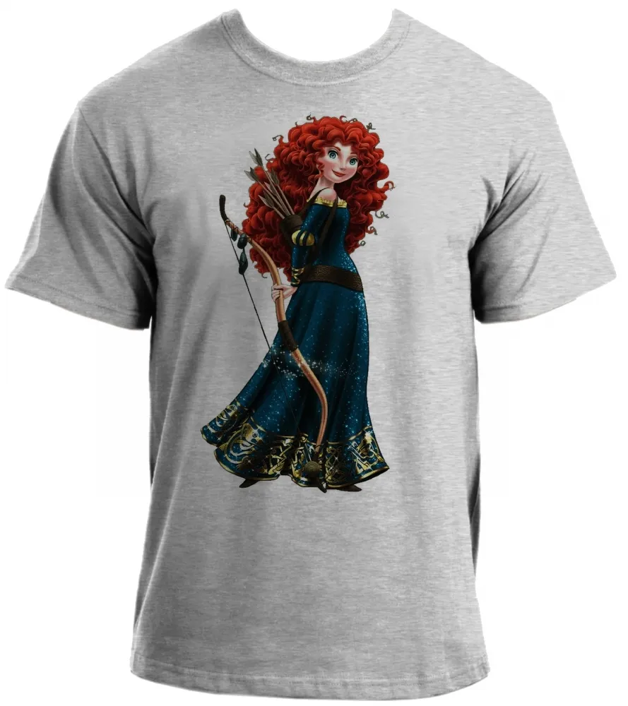 Camiseta adulto ou infantil Meridia Valente princesa disney