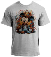 Camiseta adulto ou infantil Mickey mouse baby desenho - Foto 2
