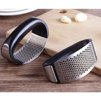 Amassador Espremedor Triturador De Alho Inox Manual Cozinha Garlic Press - Foto 4