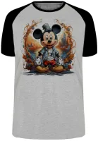 Camiseta adulto ou infantil Mickey mouse chapeu - Foto 3