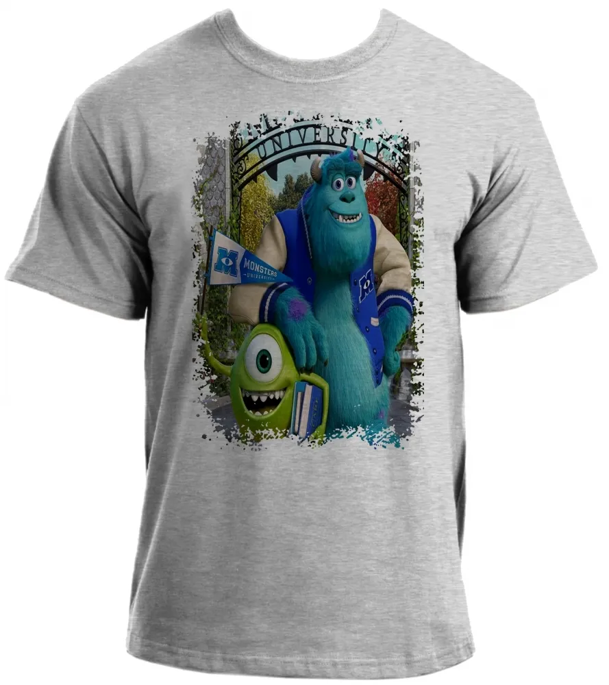 Camiseta adulto ou infantil Monstros sa monstros desenho Imagem