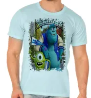 Camiseta adulto ou infantil Monstros sa monstros desenho - Foto 3