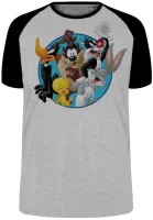 camiseta adulto ou infantil Perna longa frajola taz mania patolino piu piu - Foto 4