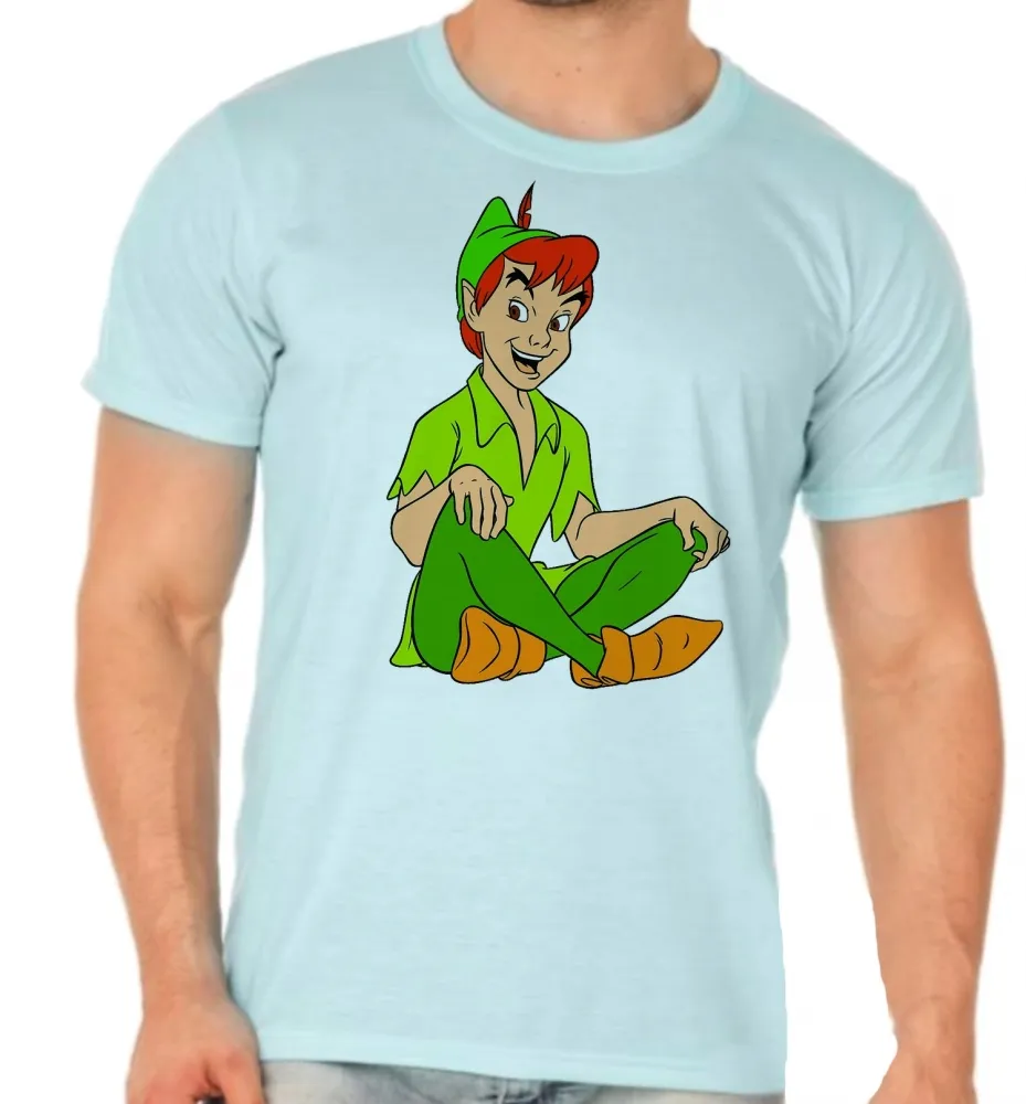 Camiseta adulto ou infantil Peter pan amigo sininho