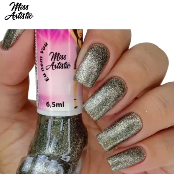 MISS ARTISTIC - Esmalte Glitter - Sapatinho - Eu nem vou  - 6,5ml  - Foto 2
