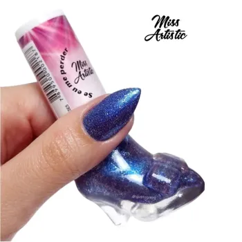 MISS ARTISTIC - Esmalte Glitter - Sapatinho -Se eu me perder  - 6,5ml