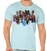 Camiseta adulto ou infantil princesas disney todas - Foto 5