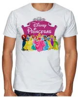Camiseta adulto ou infantil Princesas disney todas Meninas - Foto 2