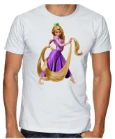 Camiseta adulto ou infantil rapunzel princesa disney - Foto 2