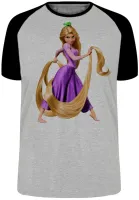 Camiseta adulto ou infantil rapunzel princesa disney - Foto 3