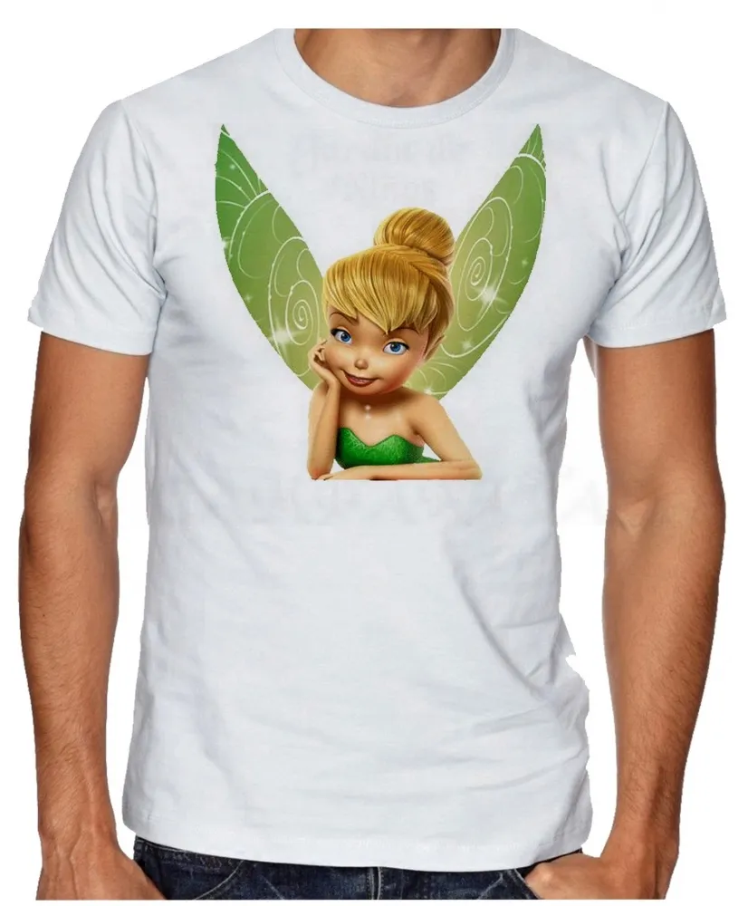Camiseta adulto ou infantil Sininho fada peter pan