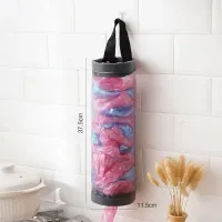 organizador de sacolas de compras/Dispenser/Bolsa Organizadora De Plástico Para Armazenamento De Sacolas De Cozinha - Foto 2