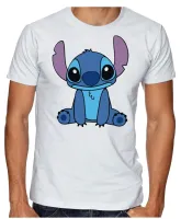 Camiseta adulto ou infantil Stitch e Lilo desenho - Foto 2