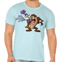 Camiseta adulto ou infantil Taz mania papa leguas - Foto 5