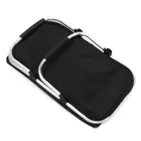 Cesta Térmica Bolsa Grande Dobrável Cooler Praia Lanche Piquenique Camping Bebidas 30 Litros - Foto 8