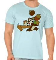 Camiseta adulto ou infantil Tico e Teco esquilo desenho antigo - Foto 5