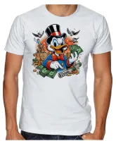 Camiseta adulto ou infantil Tio patinhas dolar ouro rico - Foto 2