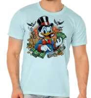 Camiseta adulto ou infantil Tio patinhas dolar ouro rico - Foto 3